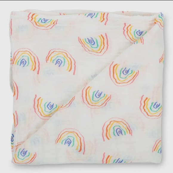 (NEW) Rainbow Baby -  Muslin Swaddle - Picture 3 of 3